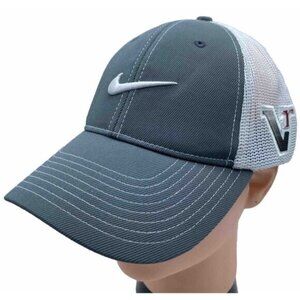 Nike Golf VR 20XI Mesh Baseball Cap Hat Mesh Logo Flexfit White Grey Size M/L